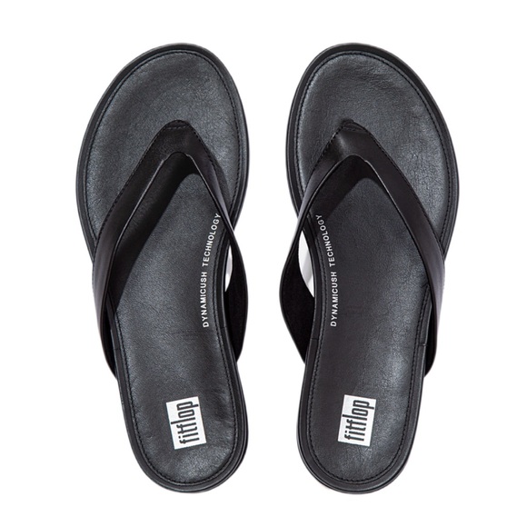 NIB FitFlop GRACIE Leather Flip-Flops - Picture 2 of 3